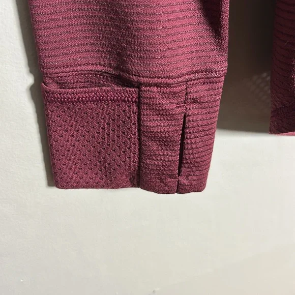Nike Womens Aeroreact Golf/Casual Turtleneck Long Sleeve Pullover Maroon Sz Sm - Picture 5 of 12